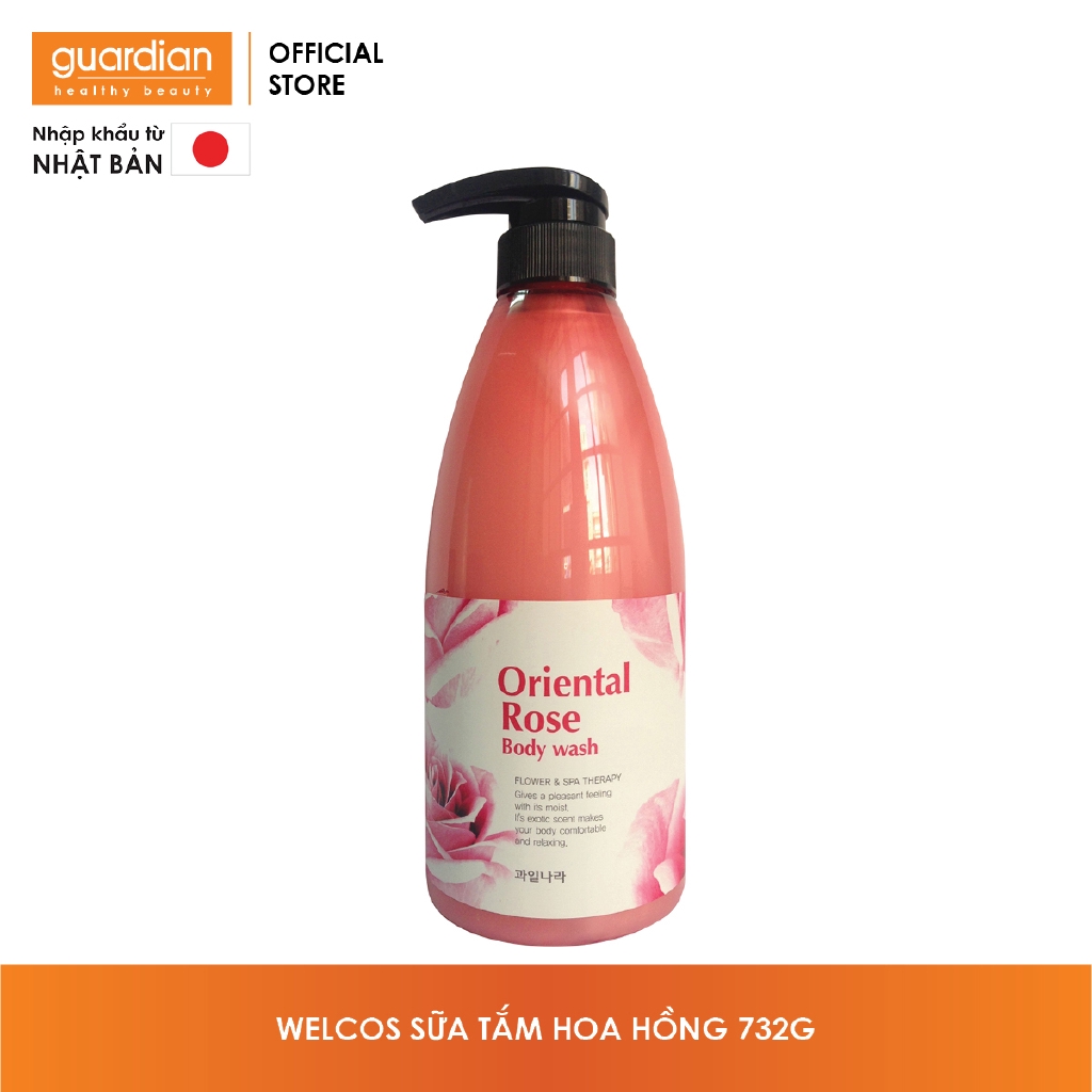 Sữa Tắm Body & Spa Welcos Shower Gel Oriental Rose Chai 732G