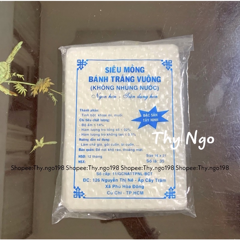 Bánh tráng siêu mỏng không nhúng nước