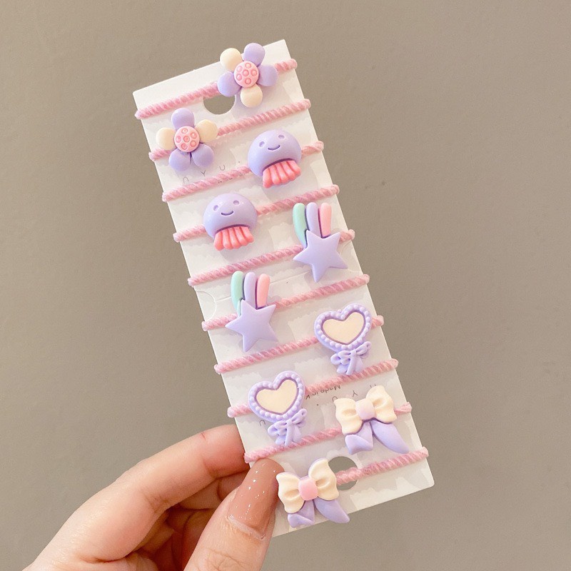 Dây Buộc Cột Tóc Hình Hoa Cúc Dễ Thương T2