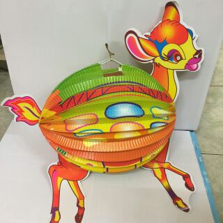 Lồng đèn giấy hình thú và ống tròn 10 con