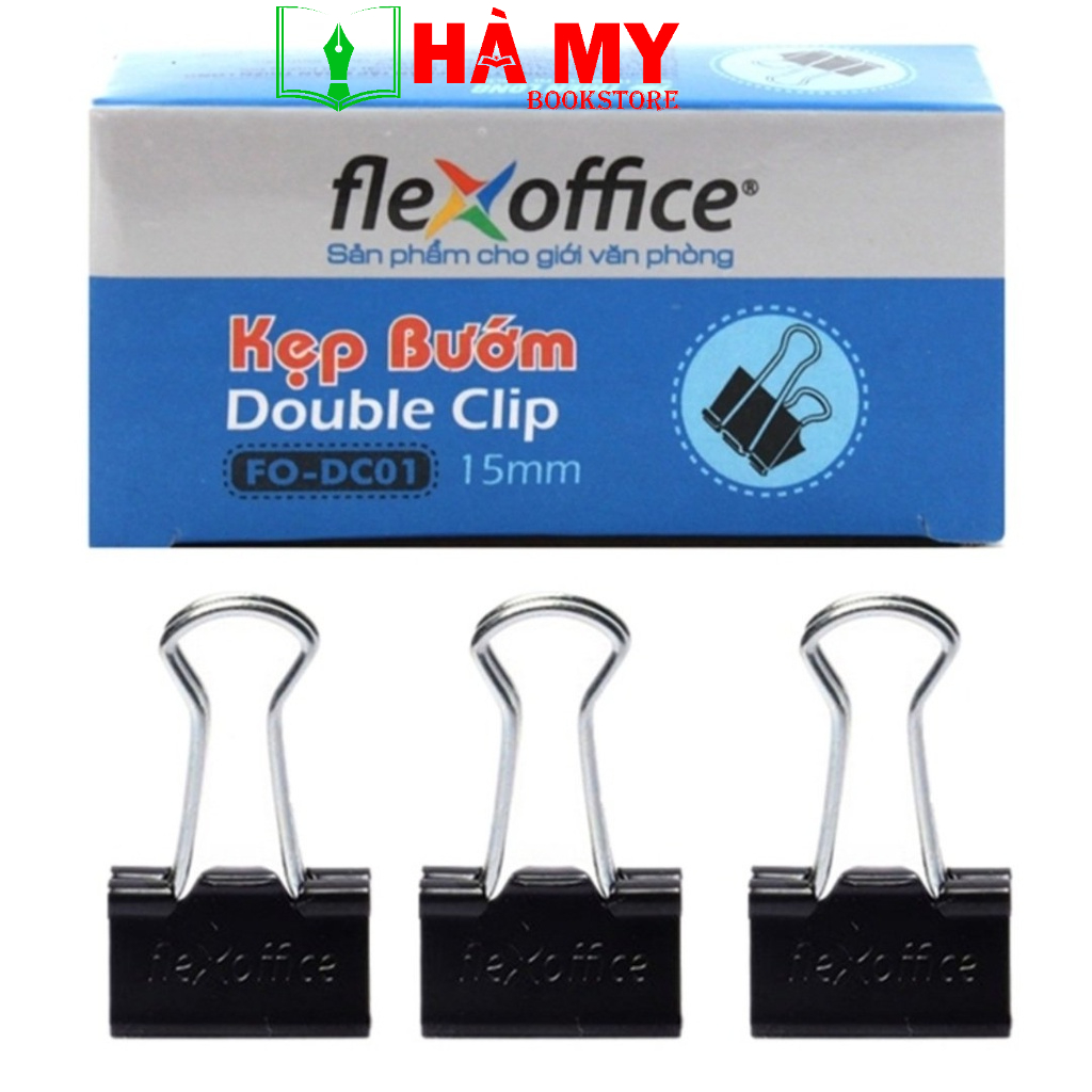 [Hỏa Tốc] Kẹp bướm Thiên Long 15mm/19mm/25mm Mã FO-DC01/02/03