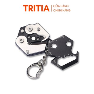 Móc Khóa Đa Năng EDC Lục Giác 15 Chức Năng