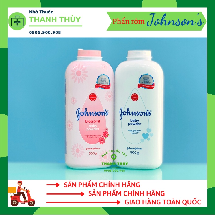 𝐌𝐀𝐃𝐄 𝐈𝐍 𝐓𝐇𝐀𝐈𝐋𝐀𝐍𝐃 PHẤN RÔM JOHNSON'S BABY CHAI 200g  Giữ Cho Da Bé Luôn Mềm Mại, Chống Mẫn Ngứa Tối Ưu