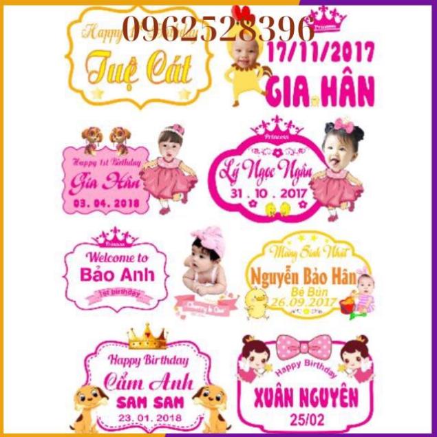 ❤️ Bảng Tên Treo Sinh Nhật Cho Bé ❤️