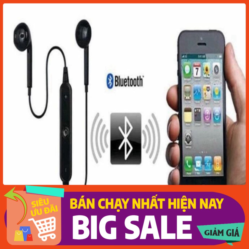 [FREE SHIP] 💥[GIÁ HỦY DIỆT]💥Tai nghe bluetooth thể thao không dây S6 ĐẸP- NHỎ GỌN- ÂM THANH CỰC HAY 💥SIÊU RẺ💥