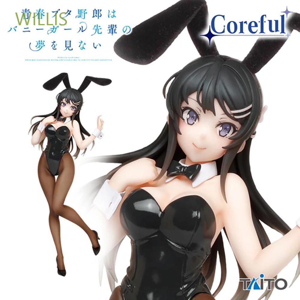 Mô hình nhân vật Sakurajima Mai anime cô gái thỏ gợi cảm 20cm bằng PVC