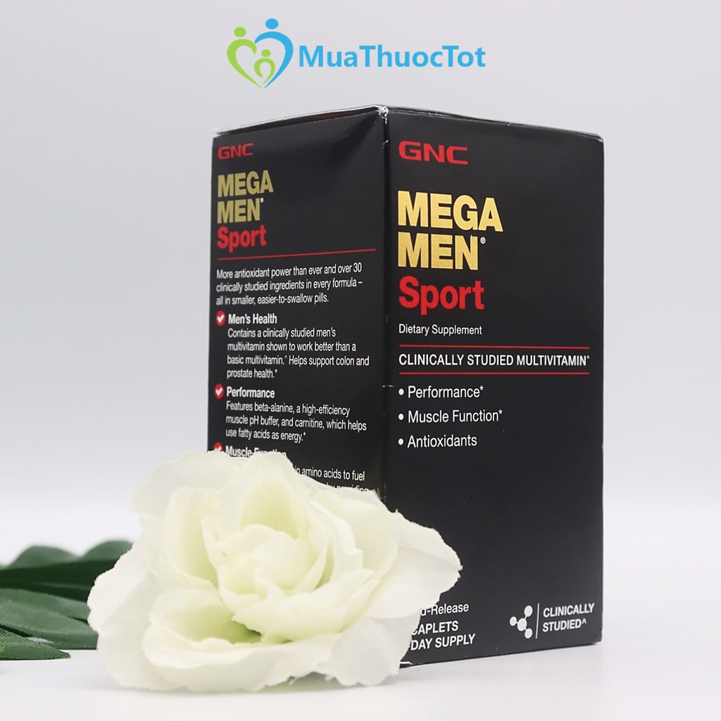 GNC Mega Men Sport Viên Uống Bổ Sung Vitamin và Khoáng Chất Hỗ Trợ Cơ Bắp