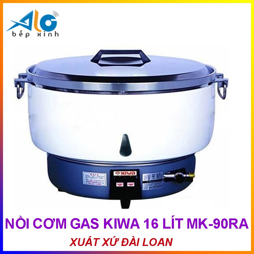 Nồi cơm gas kiwa 16 lít - Ngắt gas tự động - Xuất xứ Đài loan - Alo Bếp Xinh