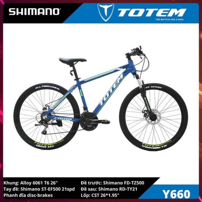Xe đạp địa hình TOTEM Y660 2021 chính hãng bảo hành 12 tháng