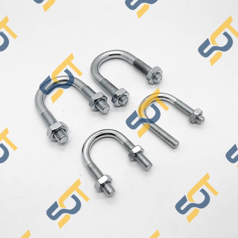 Cùm Ulbolt, Cùm U sắt mạ niken, đai xiết định vị giữ ống PVC chữ U cố định hệ thống ống dân dụng &amp; công nghiệp