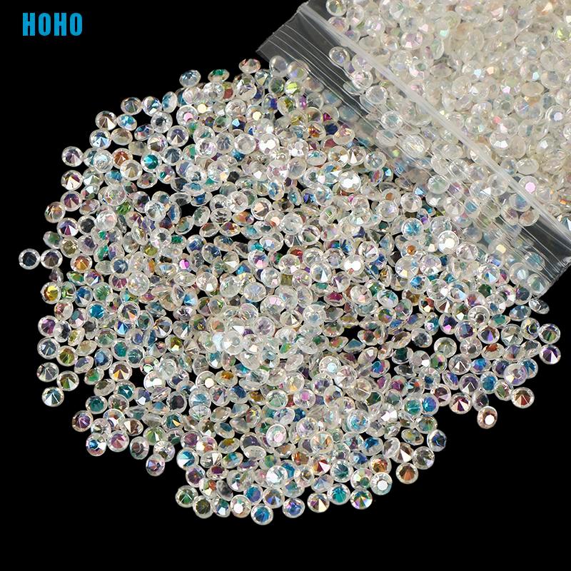 2000 Viên Pha Lê Giả Đường Kính 4.5mm Trang Trí Bàn Tiệc Cưới