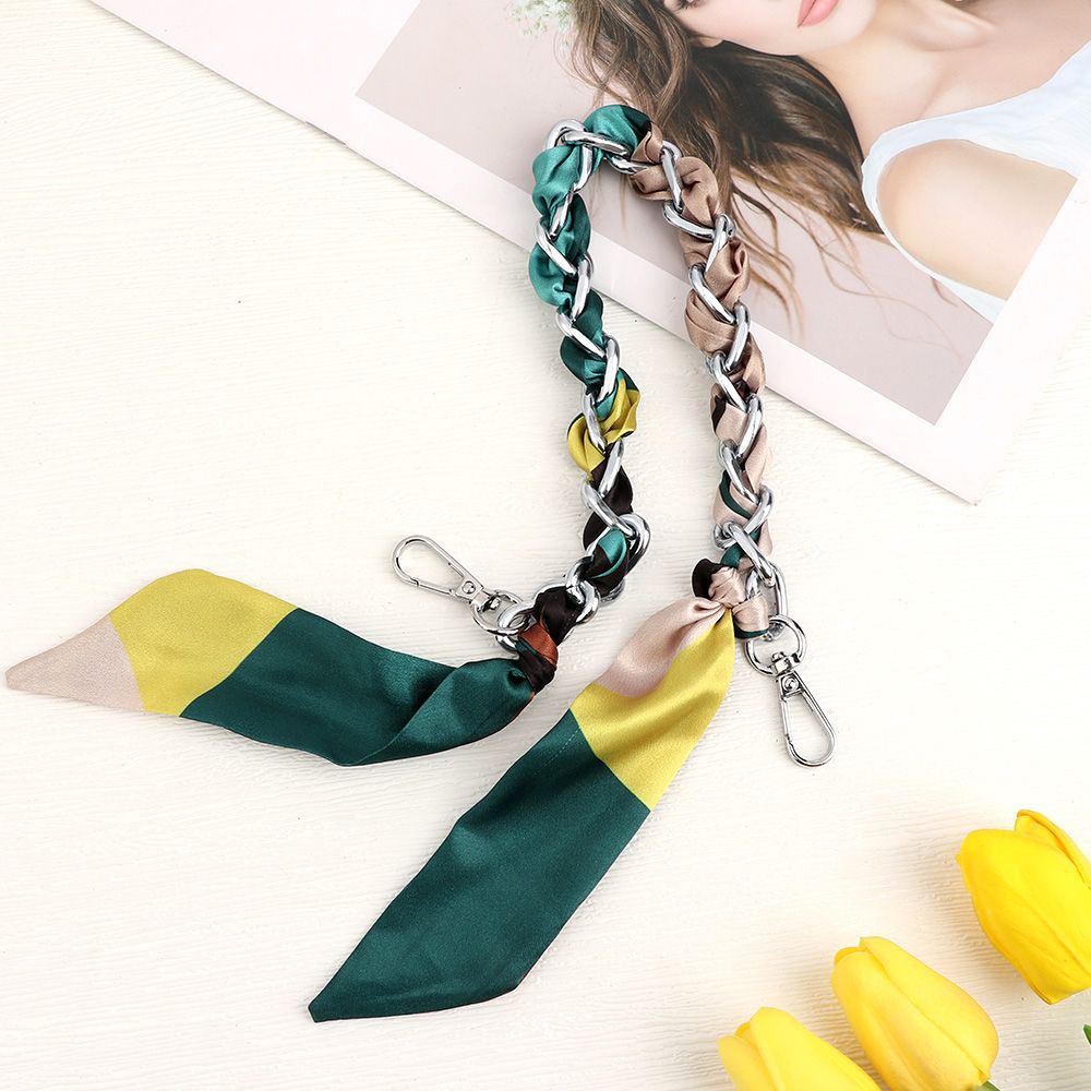 1 Dây Xích Đeo Túi Xách Bằng Hợp Kim Lụa Có Thể Tháo Rời DIY