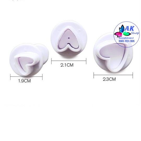 SET 3 KHUÔN NHẤN LÒ XO NHỰA