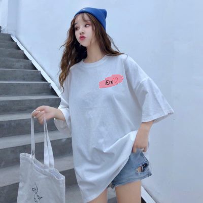 [Giảm Giá Sốc] ÁO CẶP ĐỒ ĐÔI 👉FREESHIP👈 Mẫu phông Tay Lỡ Unisex Nam Nữ Trắng Đen - icon ANH EM