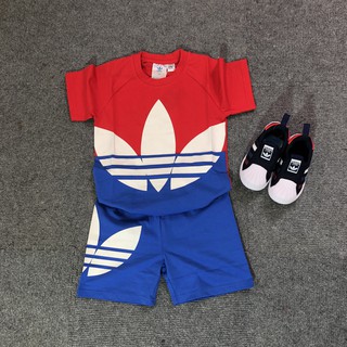 Bộ thể thao adidas new 2021 chất cotton cho bé trai size 2-9tuổi