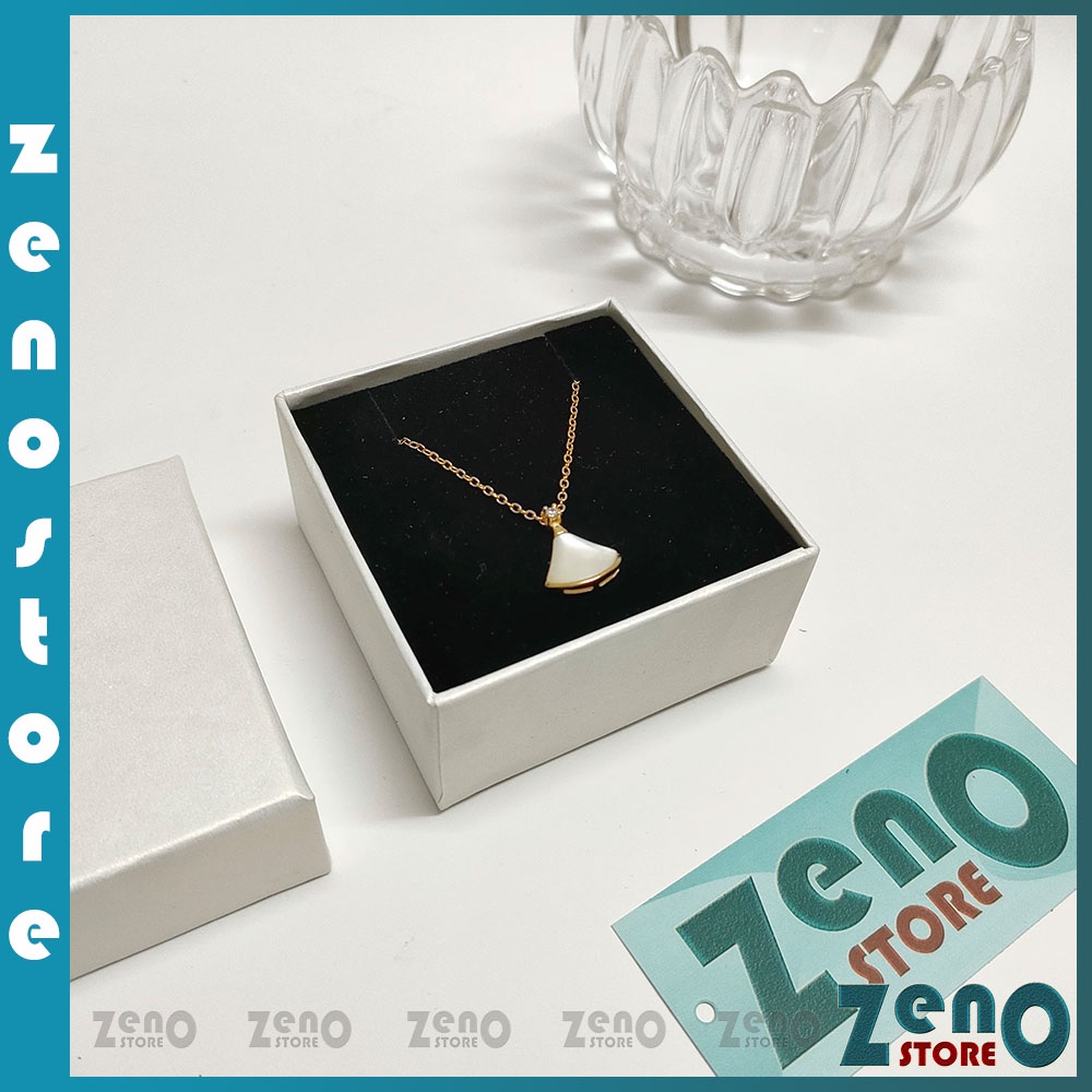 Vòng cổ Fritillary titan (full box) DC08, dây chuyền đơn giản, cá tính phong cách Hàn Quốc