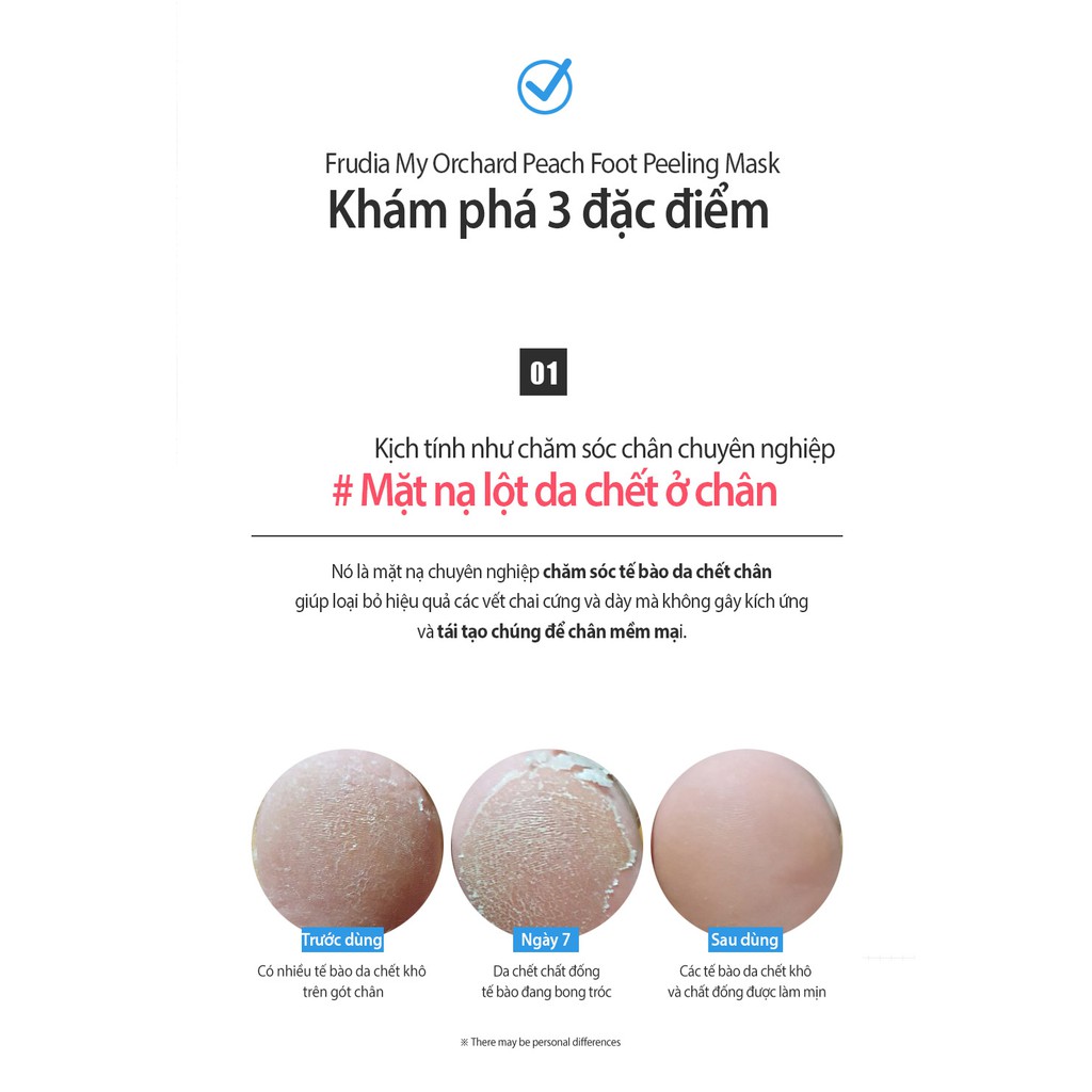 [TẶNG 66K]Mặt Nạ Frudia Lột Da Chết Ở Chân Hương Đào Frudia My Orchard Peach Foot Peeling Mask 40g x 1pcs | BigBuy360 - bigbuy360.vn