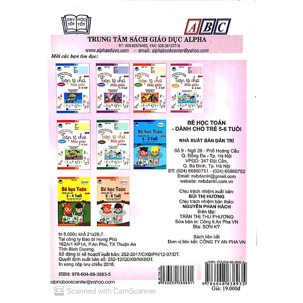 Sách - Bé Học Toán