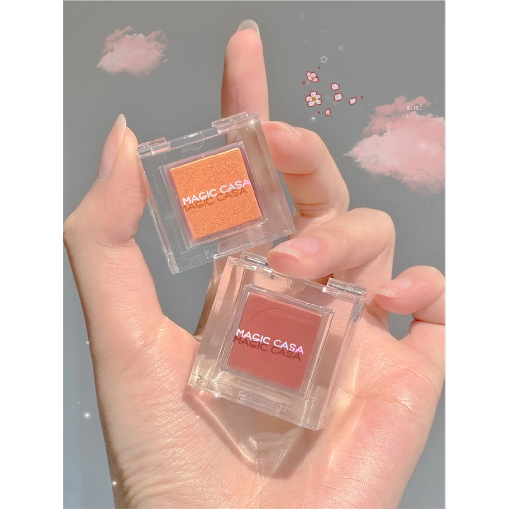 Phấn má hồng hai màu trang điểm làm sáng da tự nhiên lâu trôi