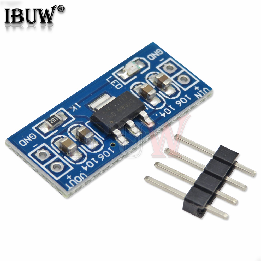 Set 5 Mô Đun Giảm Áp AMS1117 3.3V 5.0V DC-DC Dành Cho Arduino bluetooth Raspberry pi