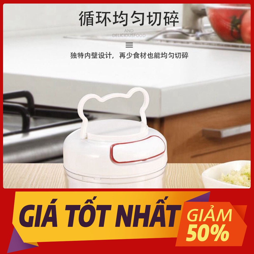 DỤNG CỤ XAY TỎI ỚT KÉO TAY CỰC TIỆN DỤNG. DỄ DÀNG VỆ SINH