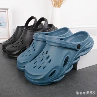 ☢ ̅✆Dép Sandal Có Lỗ Thoáng Khí Đế Dày Chống Trượt Thời Trang Sành Điệu Cho Nam