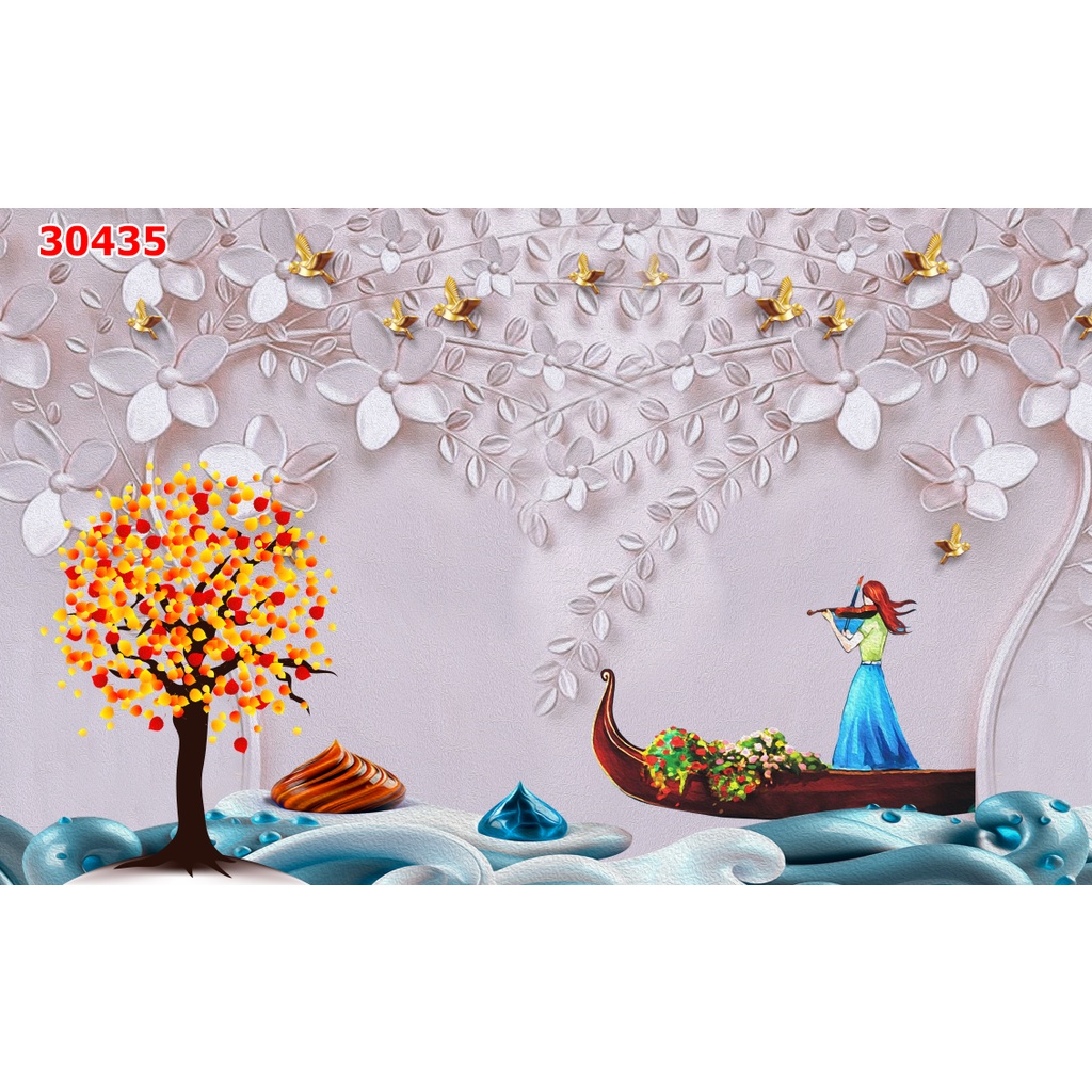 Tranh 3D Dán Tường Phòng Trẻ Em Nhiều Chủ Đề