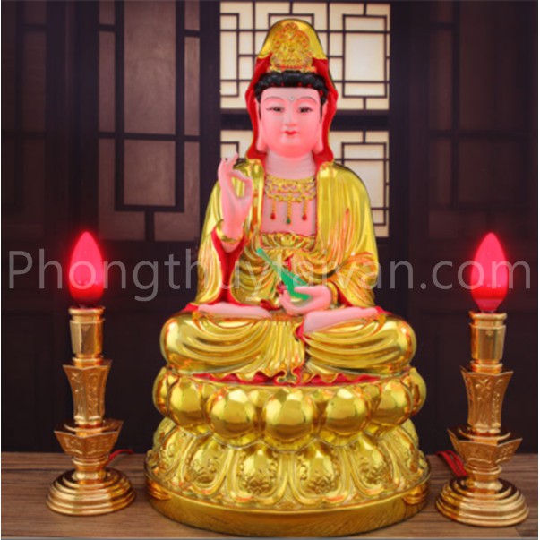 Đèn bàn thờ thân trụ cao 21cm/28cm-1 cặp