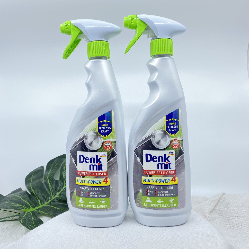 Chai Xịt Tẩy Rửa Nhà Bếp Denkmit Đa Năng Dung Tích 750ml Tẩy Sạch Dầu Mỡ Hàng Nội Địa Đức