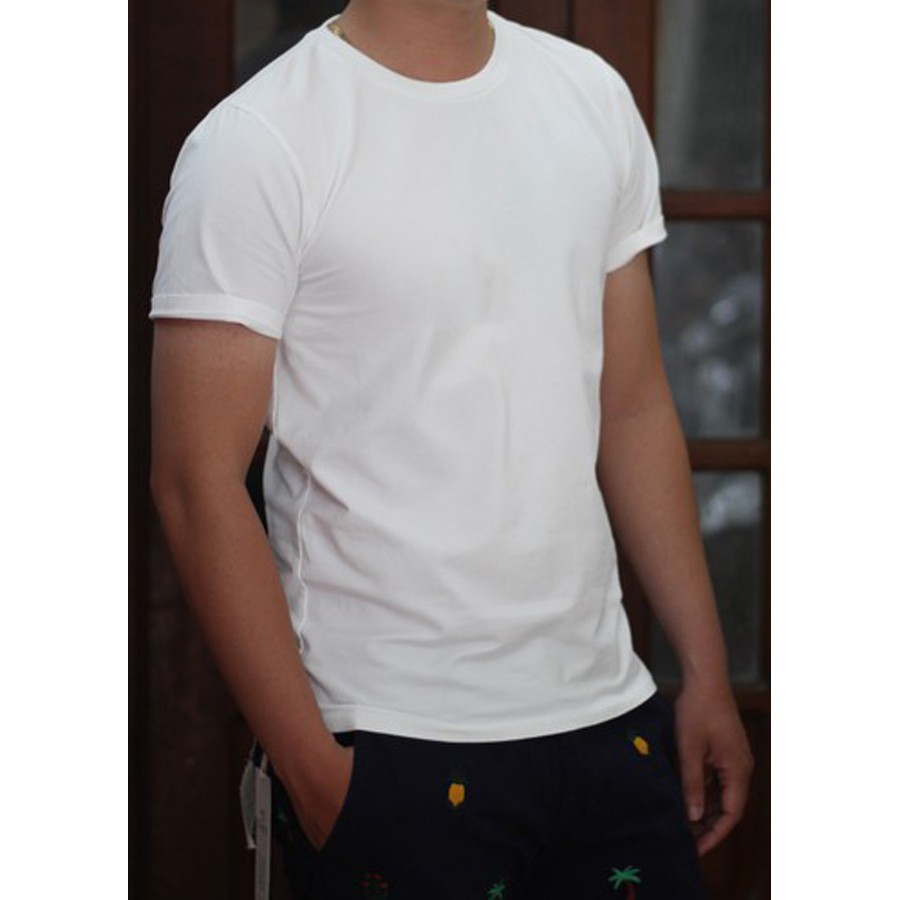 Áo Phông Nam Đen Dáng Vừa Chất Cotton Mát Thông Hơi Thoáng Khí Áo Thun Nam Áo Cộc Tay Nam
