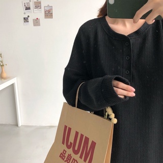 Áo len hạt cổ cúc