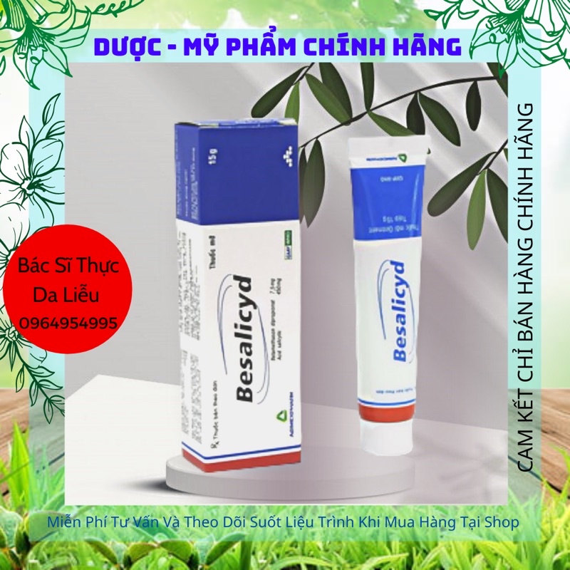 Besalicyd Cream - Kem Bôi Giảm Ngứa Khô Da Viêm Da Cơ Địa Chàm Mày Đay
