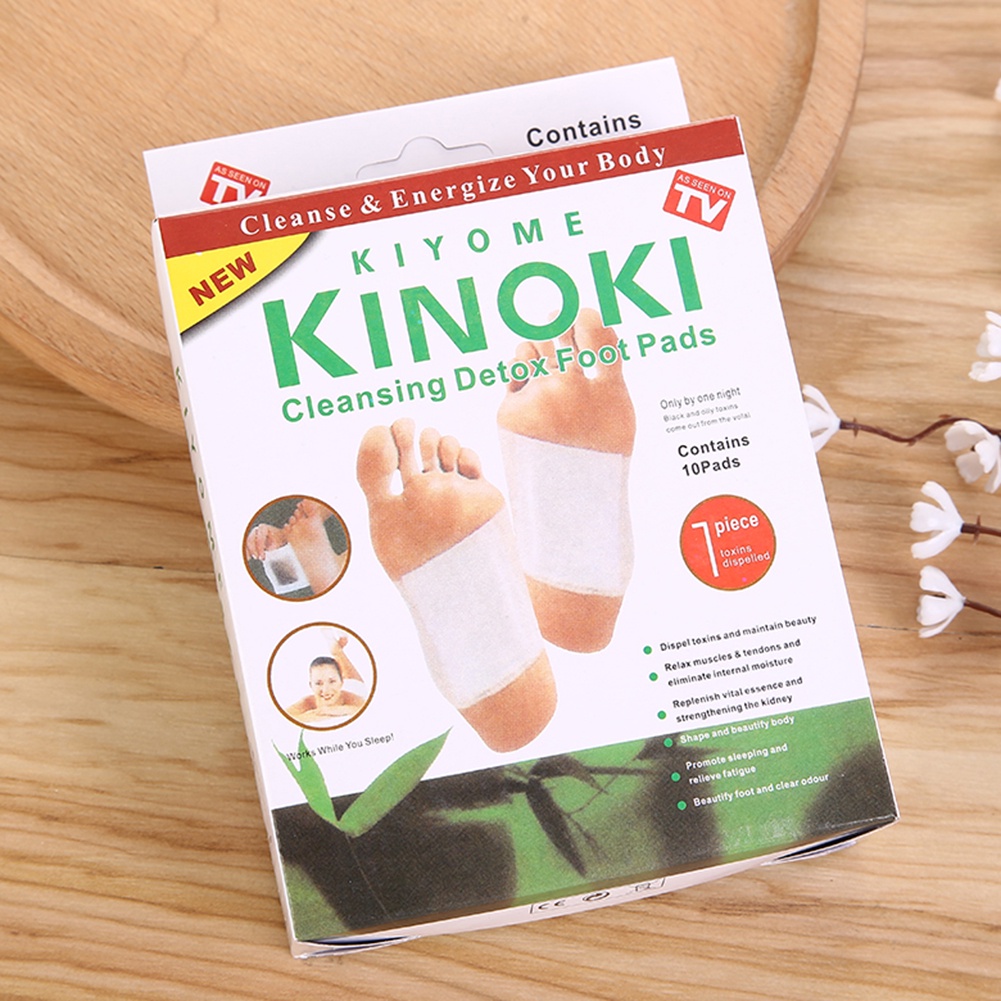 Set 10 miếng dán bàn chân thải độc giảm cân tiện lợi