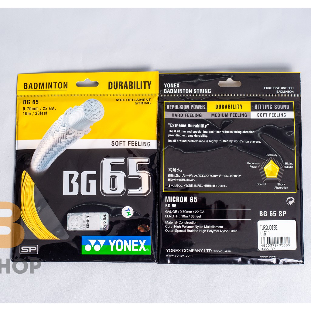 Cước Yonex - Cước đan vợt cầu lông Yonex BG65 chính hãng - Fbsport