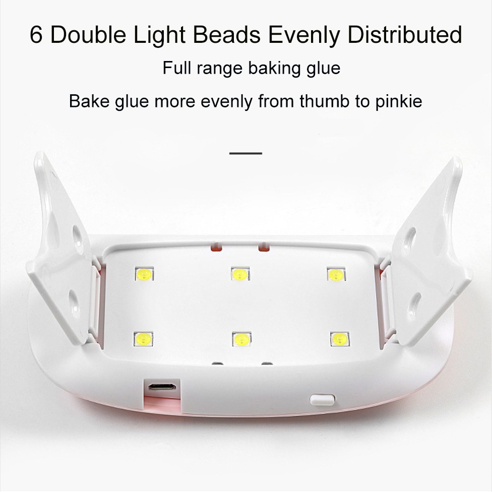 Đèn Led UV Sấy Khô Sơn Móng Tay 6W