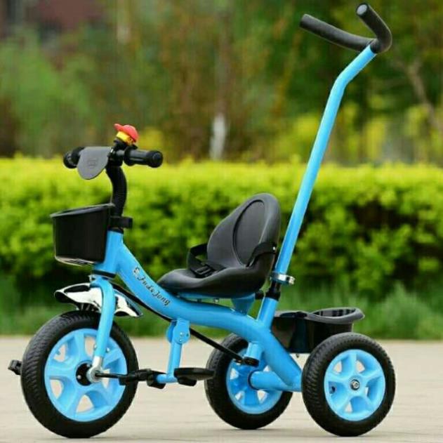 Xe đạp 3 bánh có cán đẩy hàng cao cấp cho bé từ 1-5 tuổi