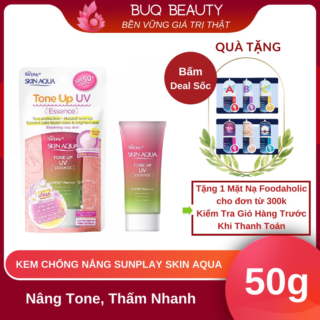 Kem Chống Nắng Sunplay Skin Aqua Tone Uv Dạng Tinh Chất Nâng Tông Da 50G