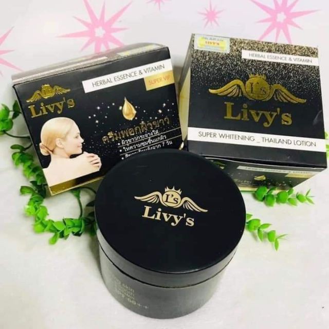 KEM DƯỠNG TRẮNG DA BODY LIVY'S THÁI LAN HỘP ĐEN 250G CHÍNH HÃNG - 6828