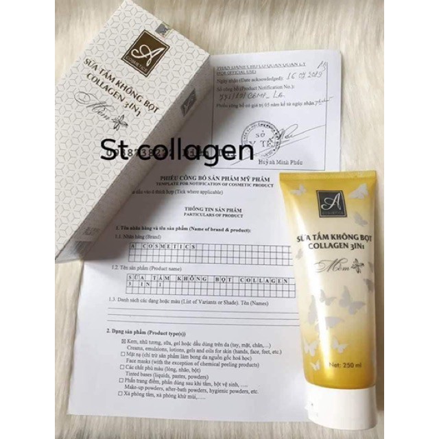 [Sẵn] Sữa Tắm Không Bọt Collagen 3in1 | BigBuy360 - bigbuy360.vn