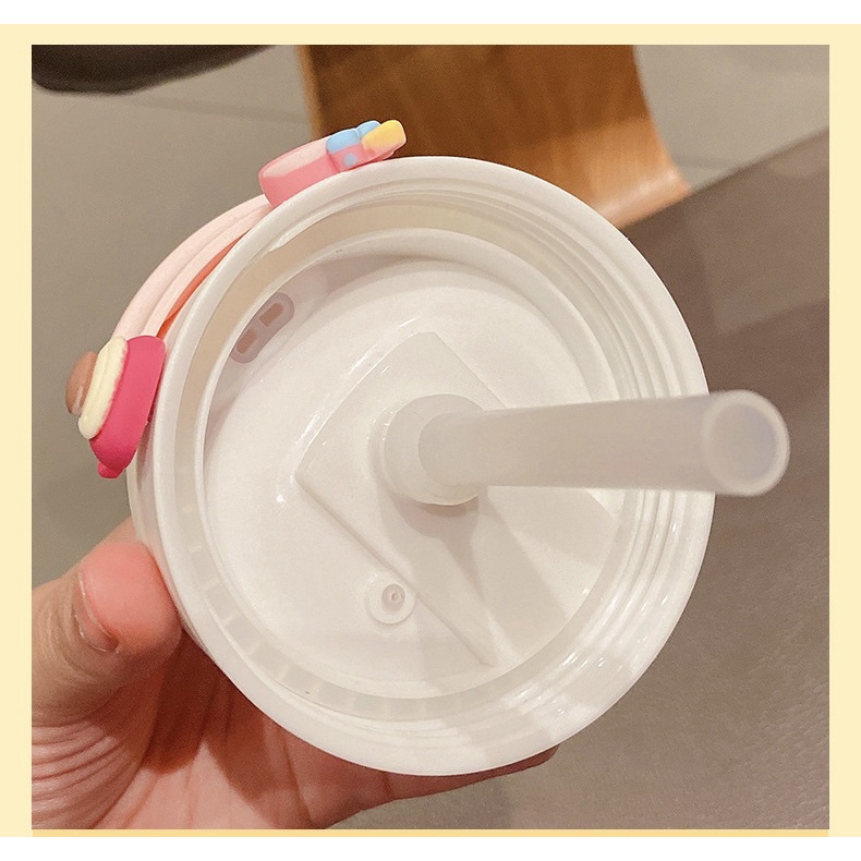 Bình Đựng Nước Giữ Nhiệt 24H Thank You 350ML Có Dây Đeo - Thép Không Gỉ Cao Cấp ERASHOP 079239 - Siêu Rẻ Đẹp