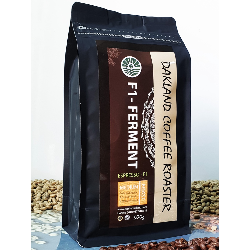 DAKLAND COFFEE - CÀ PHÊ SẠCH FERMENT 500G