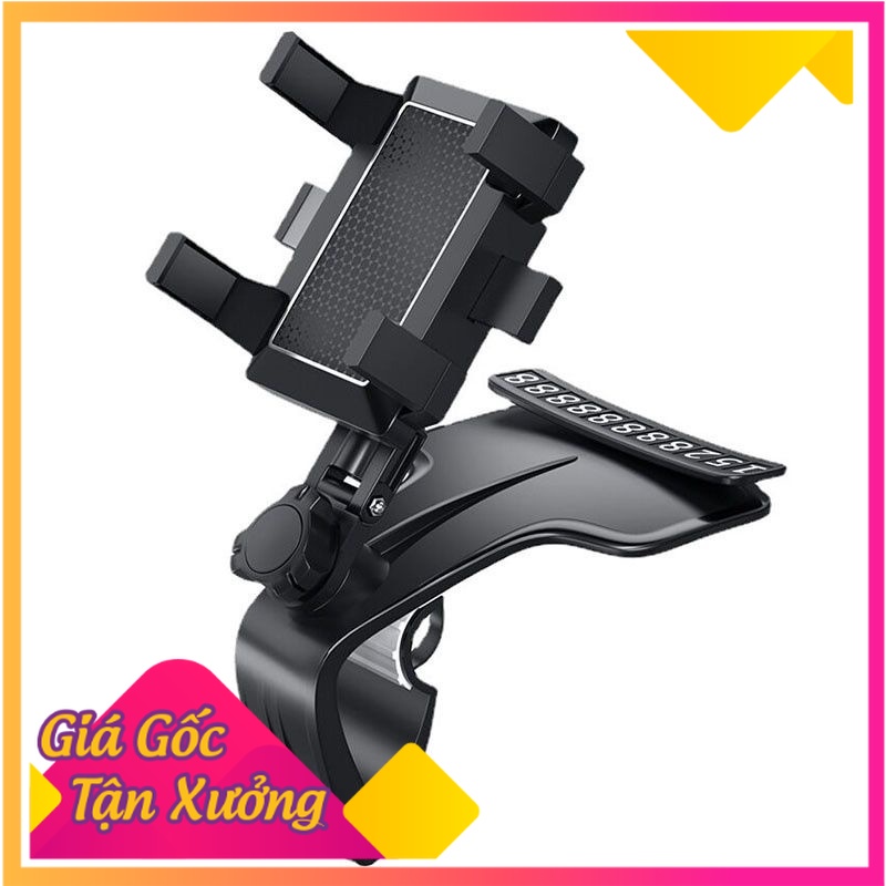 Giá đỡ kẹp điện thoại Vô Lăng để trên xe hơi ô tô chống rung treo đa điểm trên taplo, gương chiếu hậu - shop_giahuong
