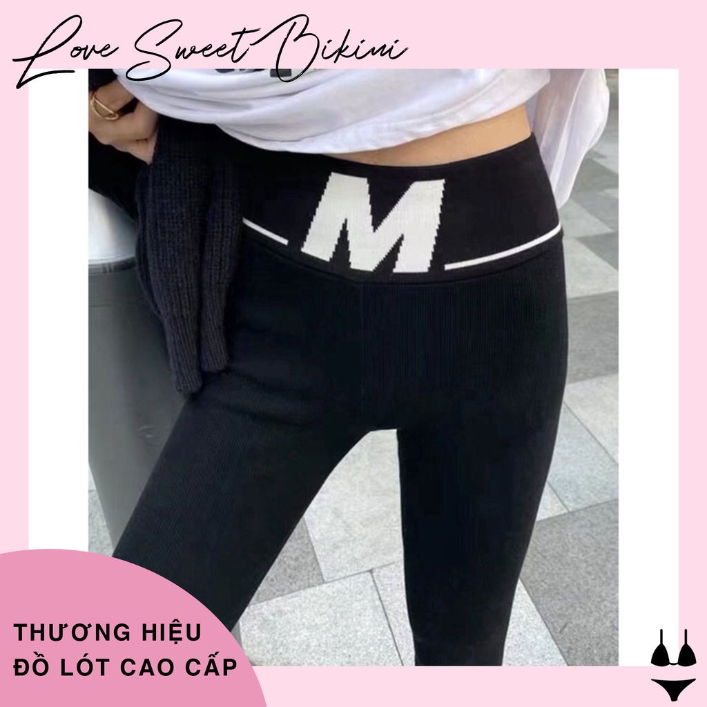 Quần Nữ Dài Chất Đẹp Mùa Thu Đông, Quần Legging Chữ M Mẫu Mới
