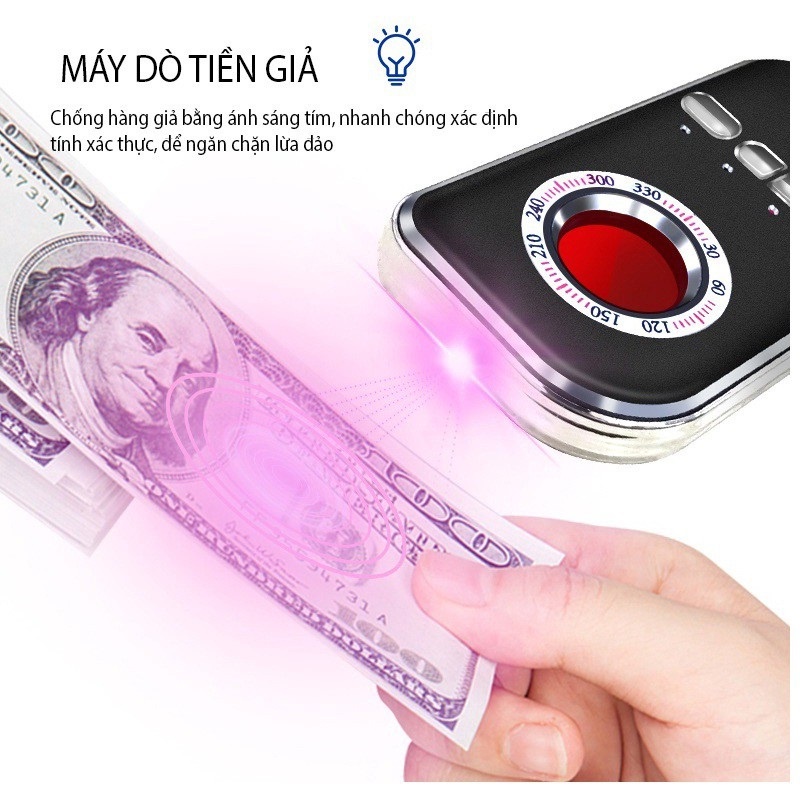Máy Dò Phát Hiện Camera, Còi Báo Động Chống Trộm  Cao Cấp K300