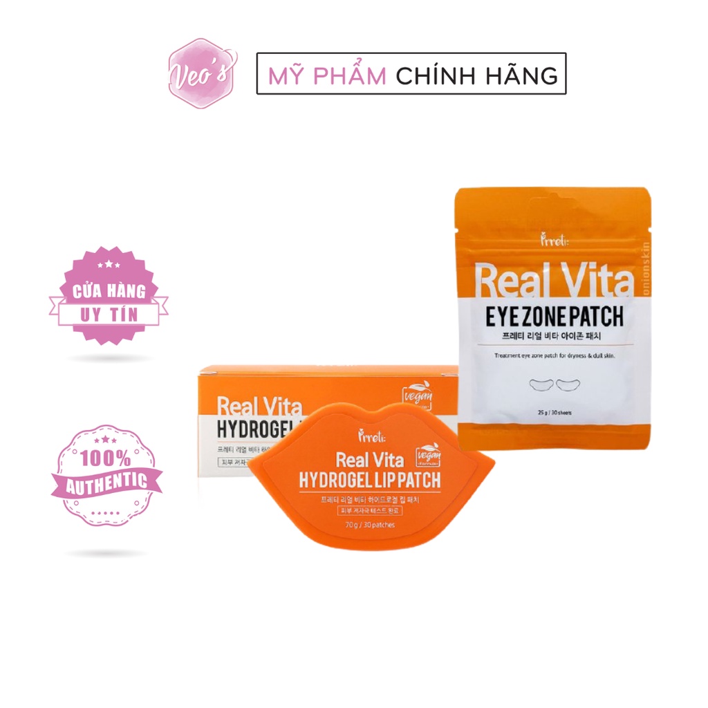 Mặt nạ mắt Prreti Real Vita Eye Zone Patch 30 miếng