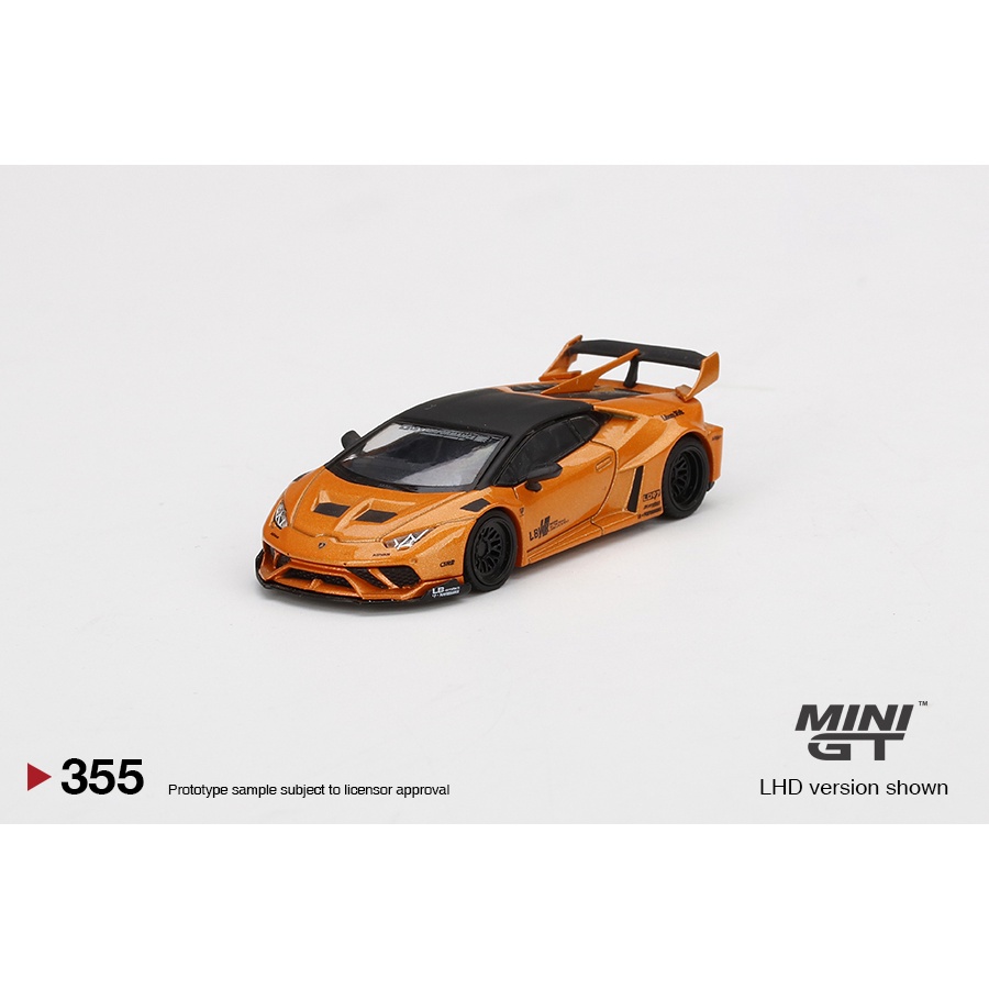 Xe mô hình MINI GT  Lamborghini Aventador SVJ Roadster Oro Elios