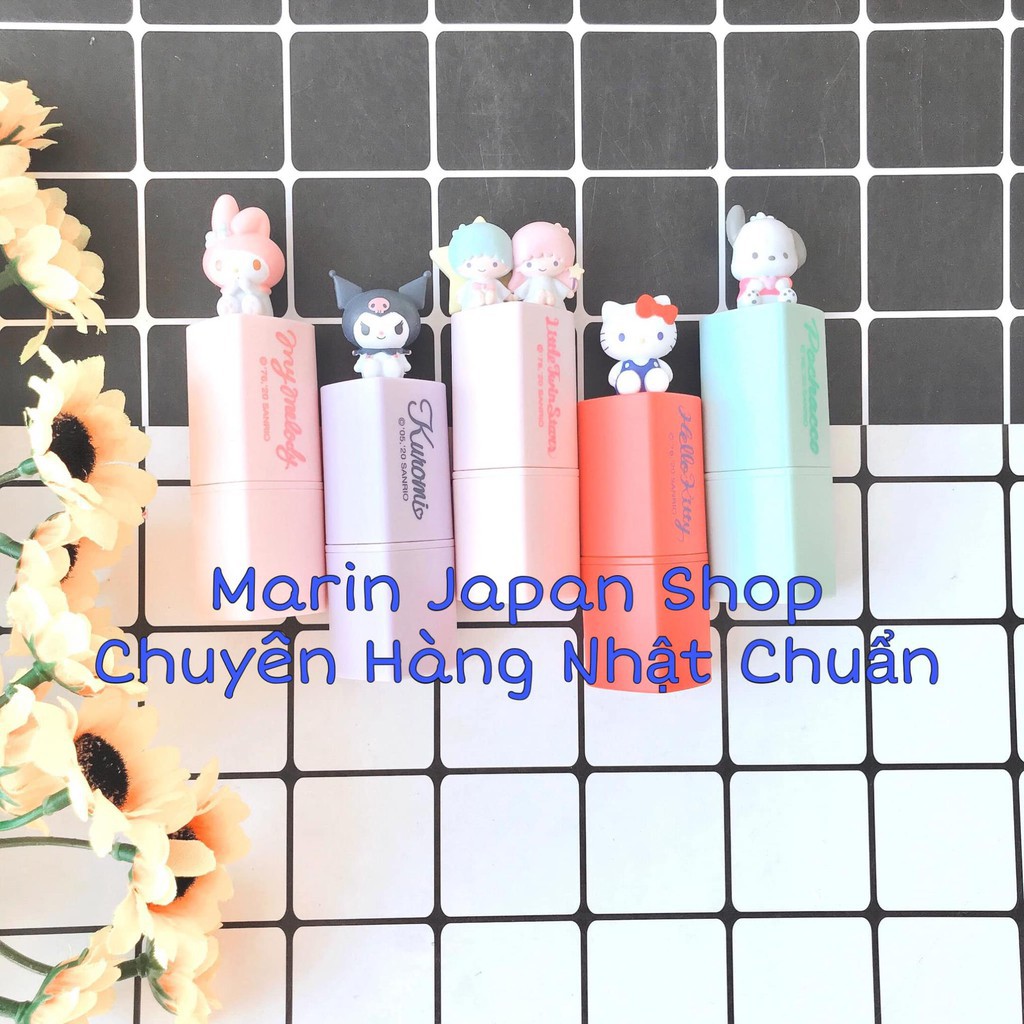 Son dưỡng ẩm bản siêu cute Lip Cream của Hello Kitty và My Melody, Kuromi , Pochacco , Little Twin Stars Sanrio