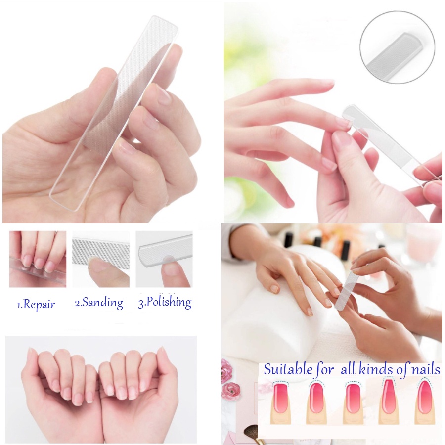 Cây Dũa Móng Tay Mặt Kính Nano Chuyên Dụng Chất Lượng Cao