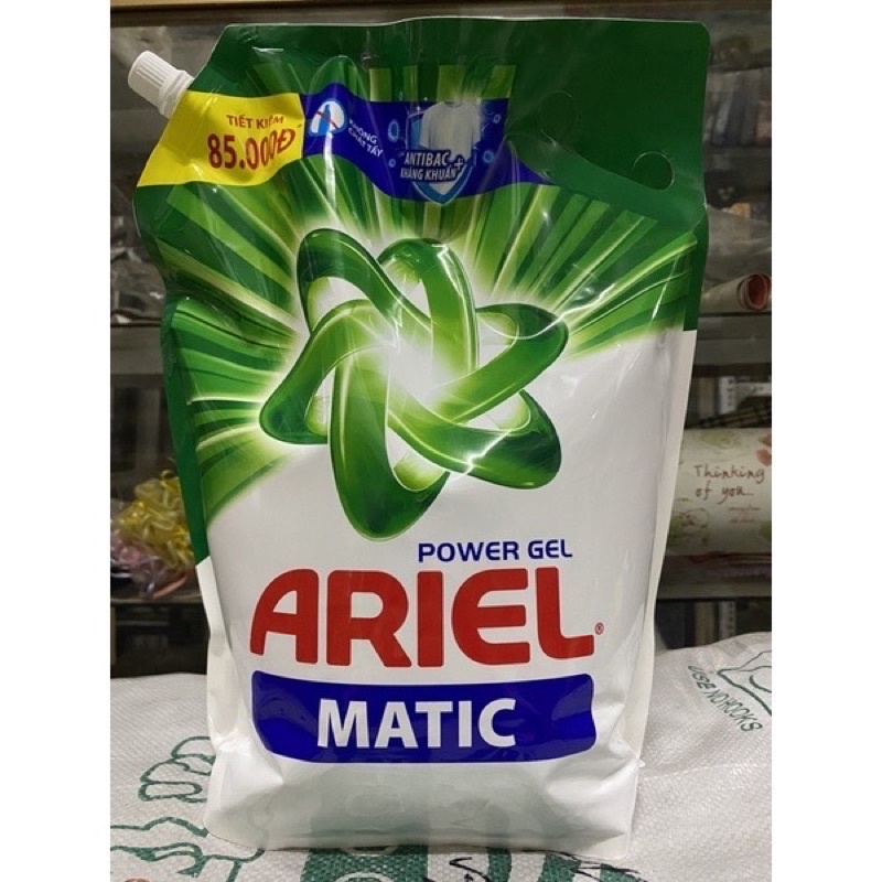 Nước Giặt Ariel Túi 3.2Kg và 3,5kg ( mẫu mới )