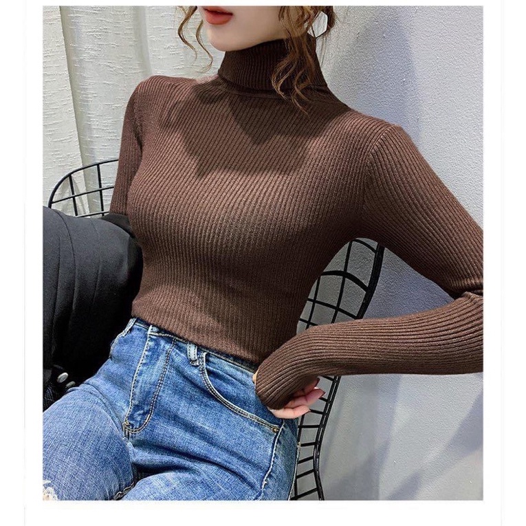 Áo len cổ gập đủ màu đủ size